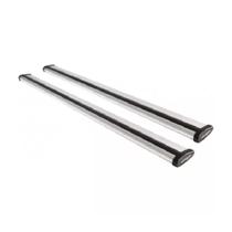 Rack De Teto Farad Travessa Alumínio Grey Bagageiro Fixação Hilo Antifurto Suporta 100kg