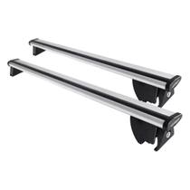 Rack De Teto Farad Travessa Alumínio Grey Bagageiro Fixação Hilo Antifurto Suporta 100kg