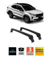Rack de Teto Fiat Fastback Aluminio Preto