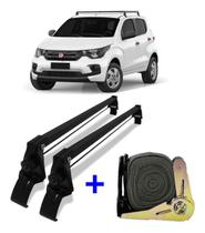 Rack De Teto Fiat Mobi 2016 Até 2019 + 1 Cinta Com Catraca
