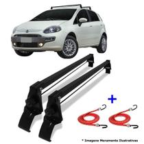 Rack De Teto Fiat Punto 4 Portas 08 A 17 + 2 Elástico Carga