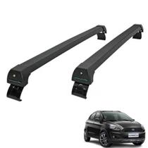 Rack de Teto Long Life Ford KA apartir de 2014 Hatch e Sedan Preto em alumínio