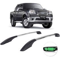 Rack de teto longarina anodizada ford ranger 1998 a 2011