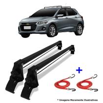 Rack de Teto Onix Turbo Sedan Hatch Ano 20 ate 22 e 2 Elásticos