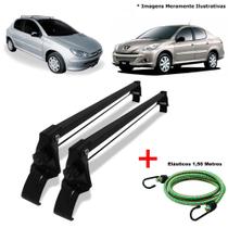 Rack de Teto Peugeot 206 207 4 Portas 99 até 2015 e 1 Elástico Corda