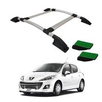 Rack De Teto Peugeot 207 2002 2003 2004 2005 2006 2007 Prata