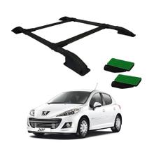 Rack De Teto Peugeot 207 2002 2003 2004 2005 2006 2007 Preto - VF