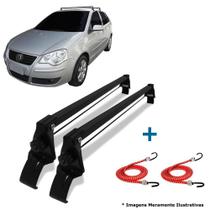 Rack De Teto Polo Sedan 4Pts 2005 A 2012 + 2 Elástico Carga