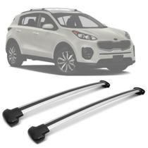 Rack De Teto Travessa Acoplada Kia Sportage 2013 A 2014 Preto KI-412 Prata KI-413 Alumínio Projecar