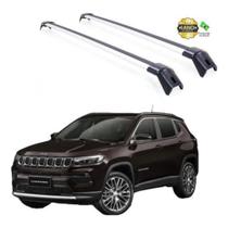 Rack de Teto Travessa Bagageiro Jeep Compass 2016 à 2024 Acoplada