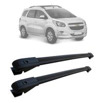 Rack De Teto Travessa Chevrolet Spin 2012 a 2021 Aluminio MN-342 Preto MN-343 Prata MN Travessas