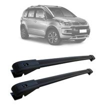 Rack De Teto Travessa Citroen Aircross 2010 a 2020 Aluminio MN-5004 Preto MN-5005 Prata MN Travessas