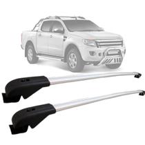 Rack De Teto Travessa Ford Ranger 2013 a 2022 Alumínio MN-520 Preto MN-521 Prata MN Travessas