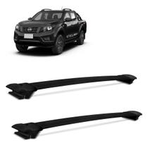 Rack de Teto Travessa Frontier 2017 a 2021 Alumínio Preto Larga