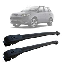 Rack De Teto Travessa Mitsubishi Outlander 2007 a 2013 Aluminio MN-3019 Preto MN-3020 Prata