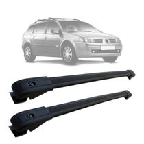 Rack De Teto Travessa Renault Megane 2002 a 2008 Alumínio MN-4004 Preto MN-4005 Prata MN Travessas