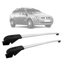 Rack De Teto Travessa Renault Megane 2002 a 2008 Alumínio MN-4004 Preto MN-4005 Prata MN Travessas Rack De Teto Travessa Renault Megane 2002 a 2008 Alumínio MN-4004 Preto MN-4005 Prata MN Travessas