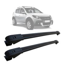 Rack De Teto Travessa Renault Sandero Stepway 2007 a 2022 Alumínio MN-4008 Preto MN-4009 Prata Rack De Teto Travessa Renault Sandero Stepway 2007 a 2022 Alumínio MN-4008 Preto MN-4009 Prata