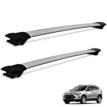 Rack de Teto Travessa Tracker 2020 2021 Alumínio Prata Larga