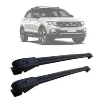 Rack De Teto Travessa Volkswagen T-Cross 2018 a 2022 Aluminio MN-162 Preto MN-163 Prata MN Travessas Rack De Teto Travessa Volkswagen T-Cross 2018 a 2022 Aluminio MN-162 Preto MN-163 Prata MN Travessas