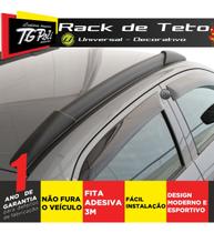 Rack De Teto Universal Decorativo Tg Poli PP Preto Com Prata 1,54m Rack De Teto Universal Decorativo Tg Poli PP Preto Com Prata 1,54m