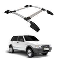 Rack De Teto Uno Mille 1984 a 2010 2011 2012 2013 2014 Prata Rack De Teto Uno Mille 1984 a 2010 2011 2012 2013 2014 Prata