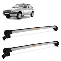 Rack De Teto Uno Mille 1992 a 2013 2 Pts Alumínio Prata Rack De Teto Uno Mille 1992 a 2013 2 Pts Alumínio Prata