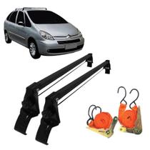 Rack De Teto Vhip Citroen Picasso 02 A 12 + 2 Cintas Catraca