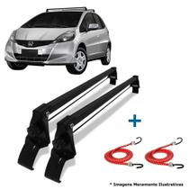 Rack De Teto Vhip Honda Fit 2003 Ate 2014 + 2 Elástico Carga