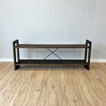 Rack de TV de Madeira Pinus Linea Tabaco