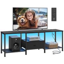 Rack de TV SONGMICS 80" Aço Preto Ink ULGS231B101S Rack de TV SONGMICS 80" Aço Preto Ink ULGS231B101S