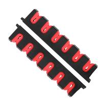 Rack de varas de pesca Simple Deluxe Horizontal montado na parede com 6 varas
