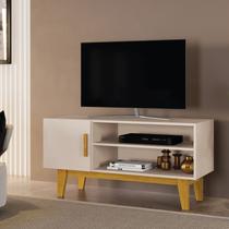 Rack Denver para Sala Elegância Contemporânea e Espaço Inteligente para Sua TV