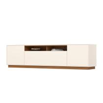 Rack Domus 04 Portas S311 Cinamomo Off White - Henn Rack Domus 04 Portas S311 Cinamomo Off White - Henn