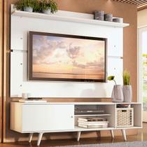Rack Dubai e Painel p/ TV até 65 Branco Madesa