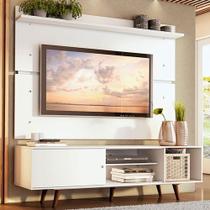 Rack Dubai e Painel para TV até 65 Branco Madesa"