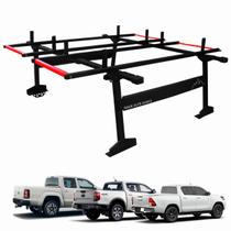 Rack Duplo Alto com Porta Escadas Roletes 1,80m Preto Picapes Grandes Rack Duplo Alto com Porta Escadas Roletes 1,80m Preto Picapes Grandes