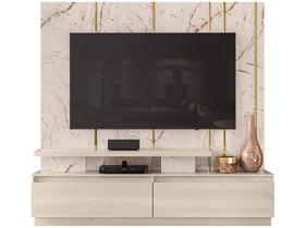 Rack e Painel Apolo para TV de 75 Pol Calacata / Off White - Madetec Rack e Painel Apolo para TV de 75 Pol Calacata / Off White - Madetec