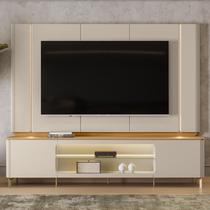 Rack e Painel com Led Santorini TV 75 polegadas