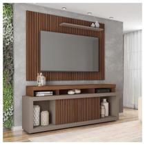 Rack E Painel Para Até 70 Polegadas Sun Marrom Caemmun