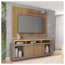 Rack E Painel Para Tv Até 70 Polegadas Marrom Aegon Caemmun