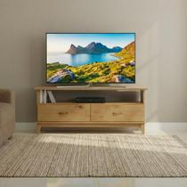 Rack em Madeira Maciça para TV até 55 Polegadas 2 Gavetas