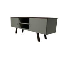 Rack Em MDF Com Nicho e Duas Portas