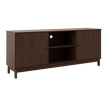 Rack Essência 2 Portas 160CM Madeira Maciça Café Finestra Móveis