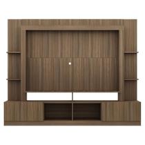 Rack Estante com Painel 65 e 2 Portas Oslo Madeirado