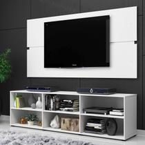 Rack Estante Grande C/ Painel Branco P/ Tv Até 55 Polegadas Rack Estante Grande C/ Painel Branco P/ Tv Até 55 Polegadas
