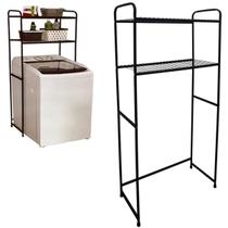 Rack Estante Lavanderia Maquina de Lavar Organizaçao Prateleira Aço Maxeb Rack Estante Lavanderia Maquina de Lavar Organizaçao Prateleira Aço Maxeb