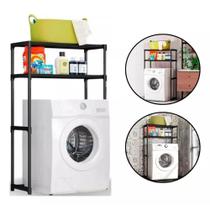 Rack Estante Lavanderia Maquina De Lavar Organizador 2 Andar Rack Estante Lavanderia Maquina De Lavar Organizador 2 Andar