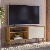 Rack Estante Madri 120cm TV até 50 Polegadas Multifuncional com Porta Peternella Móveis