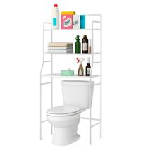 Rack Estante Organizador Prateleira Para Banheiro Lavanderia Branco Preto
